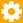 Icône représentant une roue dentée sur fond orange.